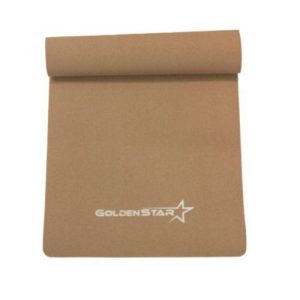 مت یوگا و پیلاتس چوب پنبه ای گلدن استار GoldenStar